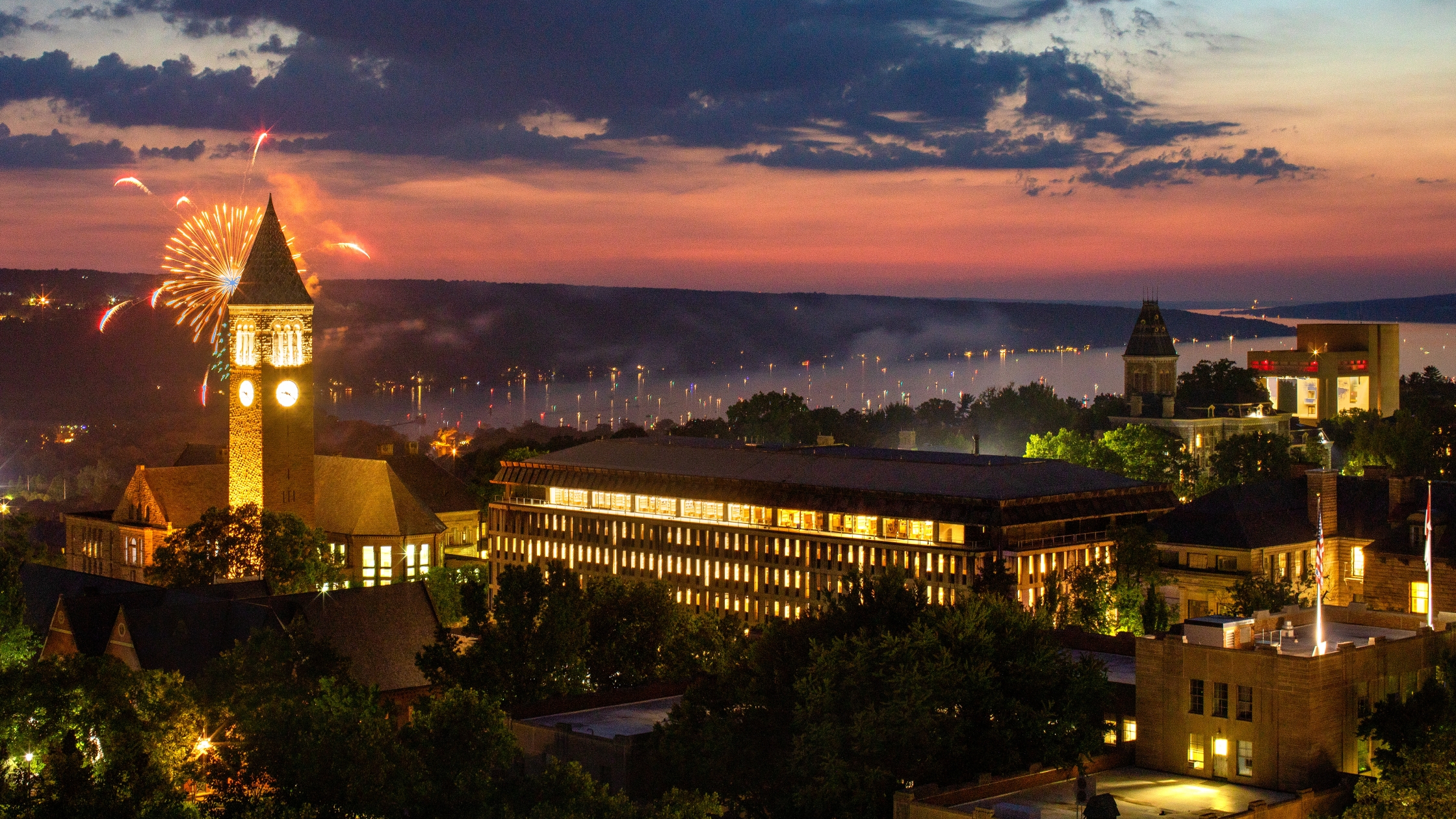 Fireworks at Schoellkopf Field