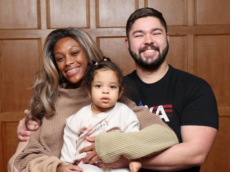 Family attending a fall 2025 graduation event.